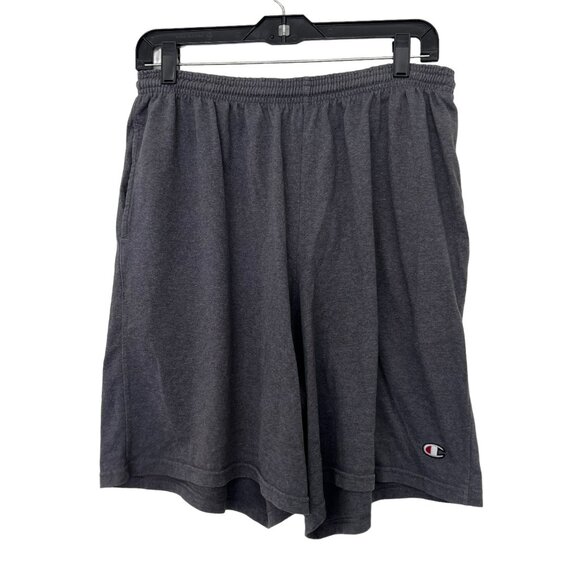 Champion gray mens elastic‎ waist basketball shorts Size: L - Picture 1 of 8